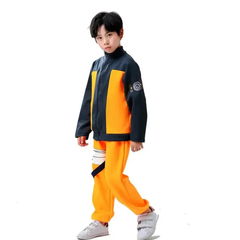 Perruque Naruto Shippuden Jaune – Enfant – Cheveux Mi-longs – Cosplay Manga – Taille Unique