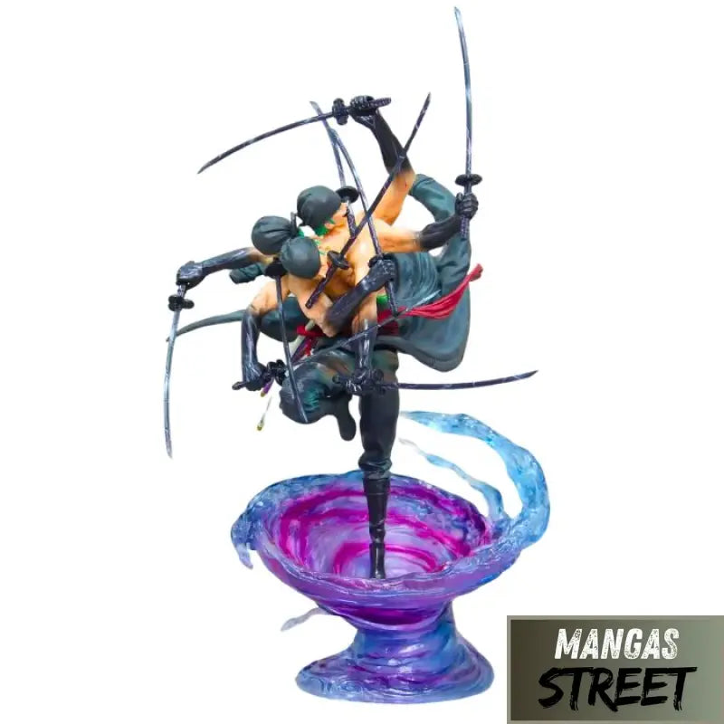 Bandai One Piece Zoro 17 cm 3 épées Bandai One Piece Zoro 17 cm 3 épées