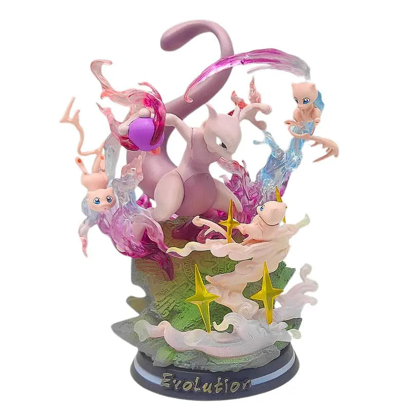 Figurine Pokémon Mewtwo Et Mew - 28 Cm, PVC Collector, Neuve