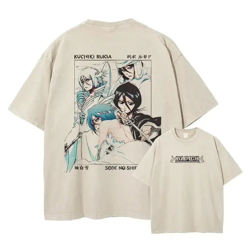 T-shirt Air Gear Manga Blanc - Col V, 100% Coton, Taille Sur Demande, Cosplay Skate