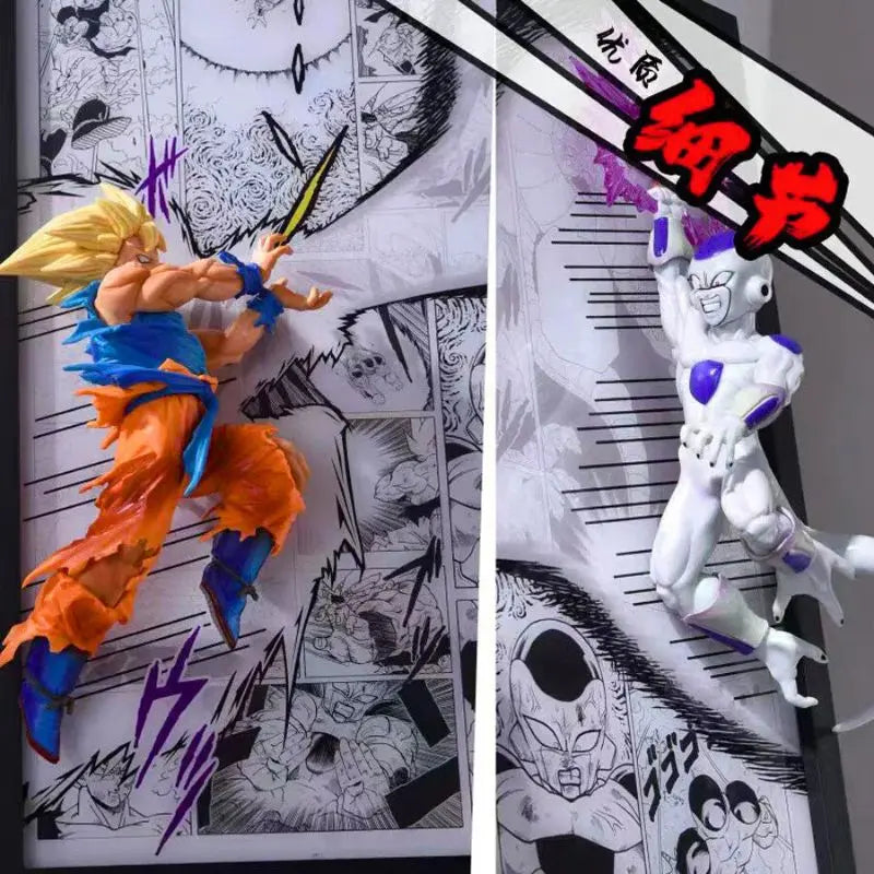Cadre dragon ball one piece : Achat occasion | Cadres et affiches